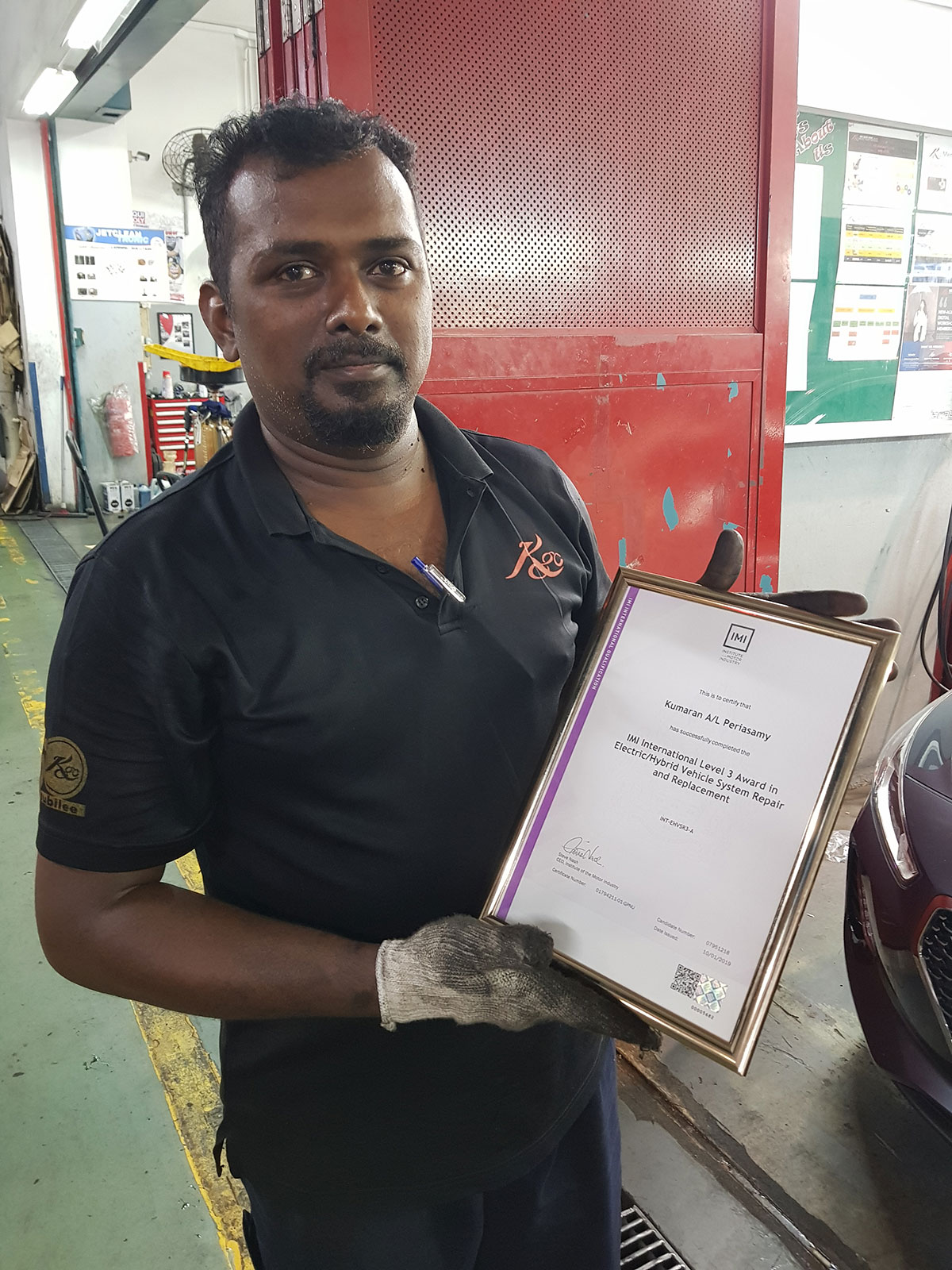 We Are Awarded for Electric and Hybrid Vehicle System Repair and